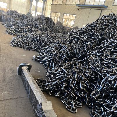 52mm Spray Paint Stud Link Marine Anchor Chain U1 U2 U3 Grade for Mooring
