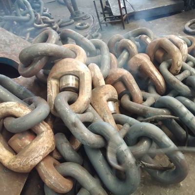 U2 U3 Grade High-Strength Alloy Steel Marine Anchor Chain with Stud Link Design for Corrosion Resistance