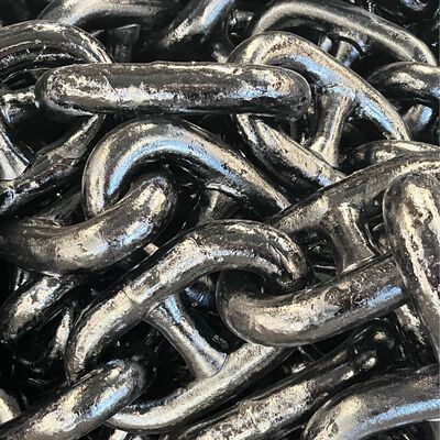 46mm Yacht Anchor Chain High Strength Alloy Steel Spray Paint Berthing Assistance