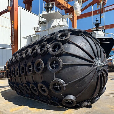 ISO17357 Certified Marine Rubber Fender with High Energy Absorption and Customizable Size for Ship Berthing Protection